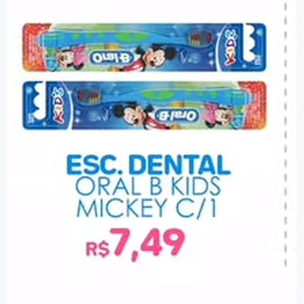 Escova Dental Kids Mickey Oral-B