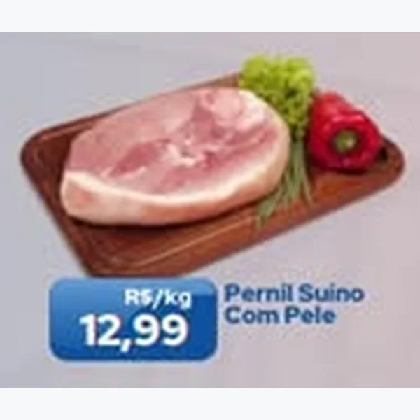 Recorte do encarte de Pernil Suíno com Pele