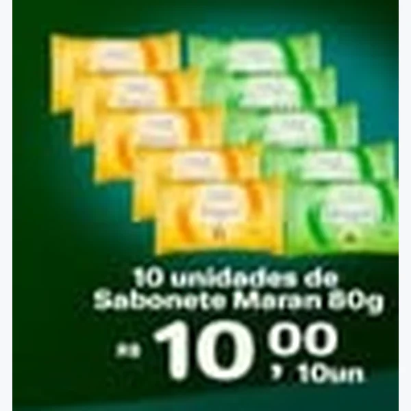Recorte do encarte de Sabonete Maran 80 g