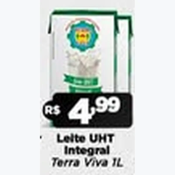 Leite Uht Integral Terra Viva 1 L