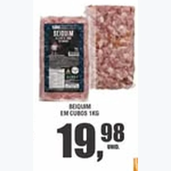 Recorte do encarte de Bacon em Cubos Beiquim