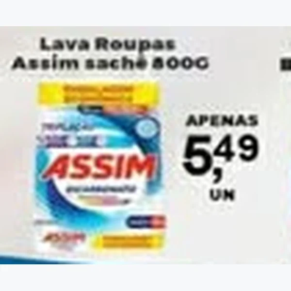 Lava Roupas Assim 800 g