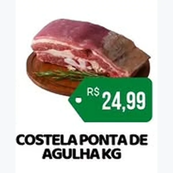 Recorte do encarte de Costela Ponta de Agulha