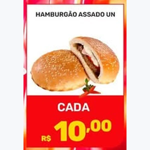 Recorte do encarte de Hamburgão Assado
