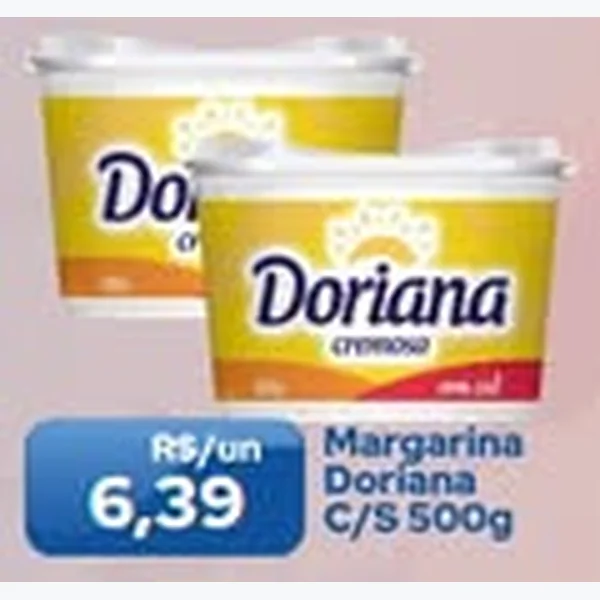 Recorte do encarte de Margarina Doriana 500 g