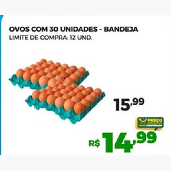 Ovos de Galinha 30 un