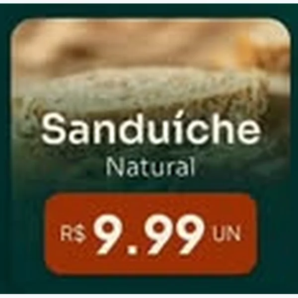 Sanduíche Natural