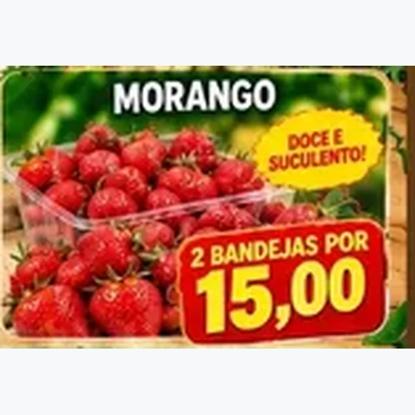 Recorte do encarte de Morango 2 un