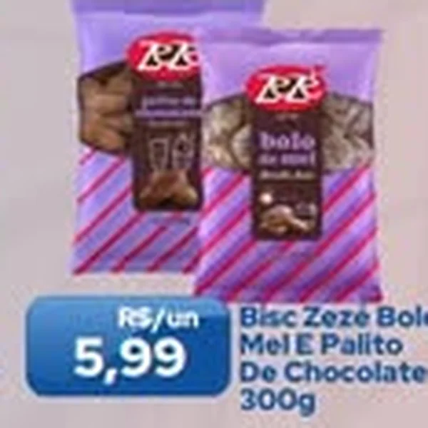 Recorte do encarte de Bolo de Chocolate Zezé 300 g