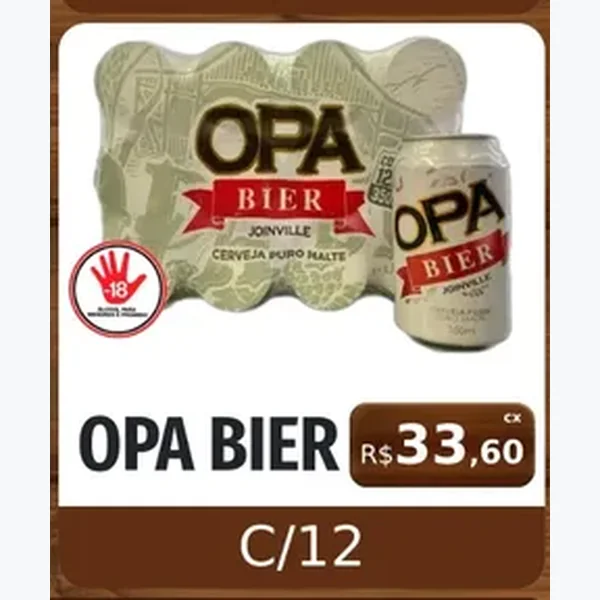Cerveja Puro Malte Opa Bier 12 un