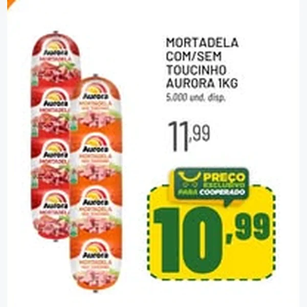 Mortadela Com/sem Toucinho Aurora