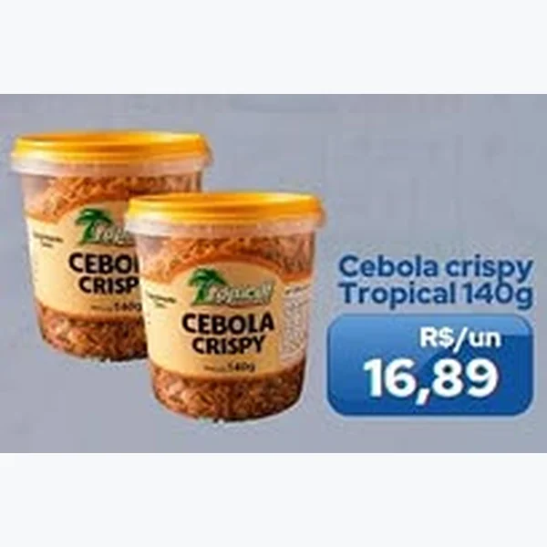 Recorte do encarte de Cebola Crispy Tropical 140 g