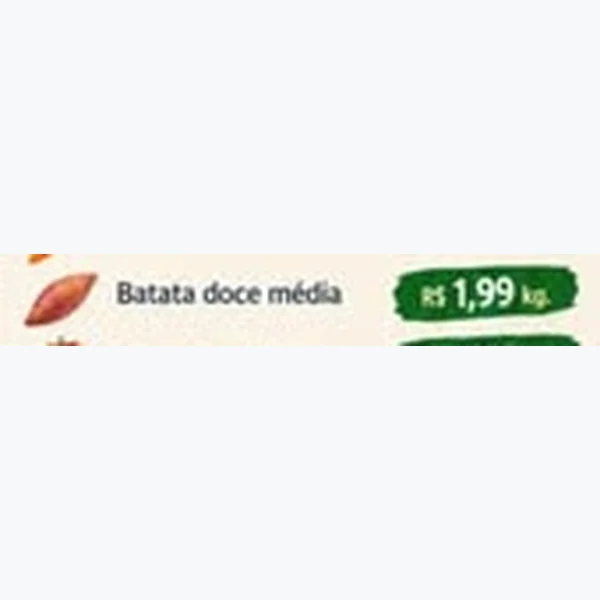 Batata Doce Média