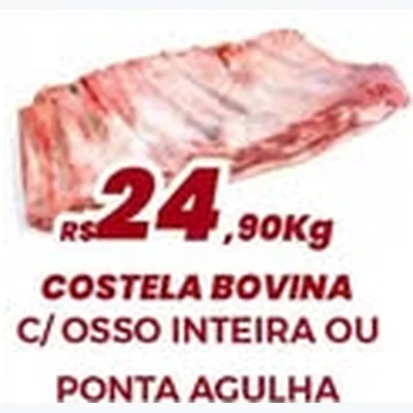 Costela Bovina com Osso Inteira