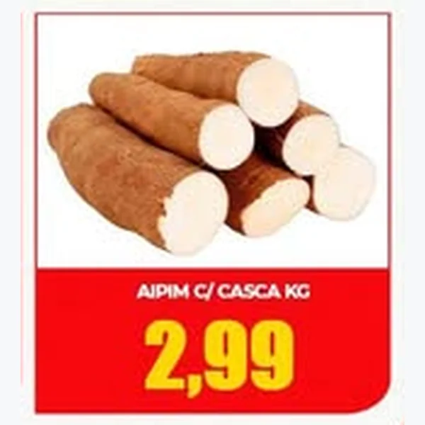 Aipim com Casca