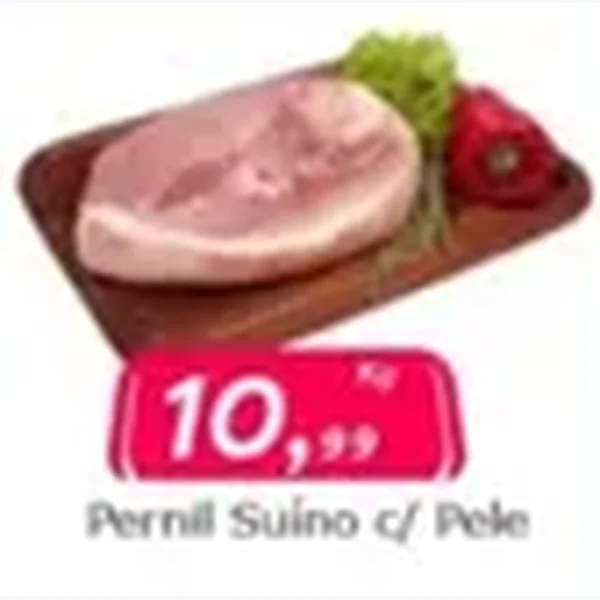 Recorte do encarte de Pernil Suíno C/ Pele