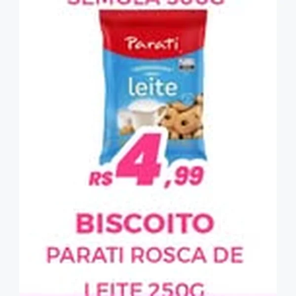 Biscoito Rosca de Leite Parati 250 g