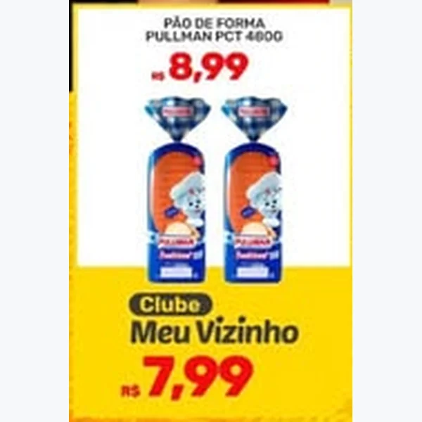 Pão de Forma Pullman 480 g