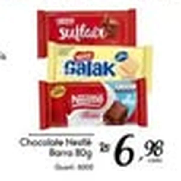 Chocolate Barra Nestlé