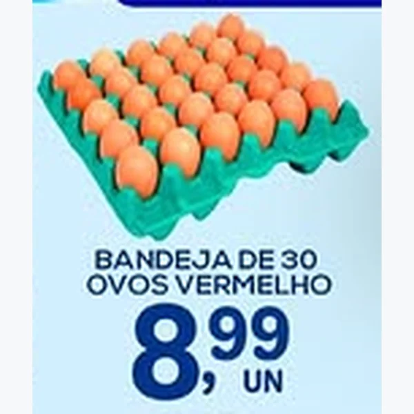 Recorte do encarte de Ovos Vermelhos 30 un