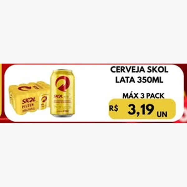 Cerveja Lata Skol 350 ml