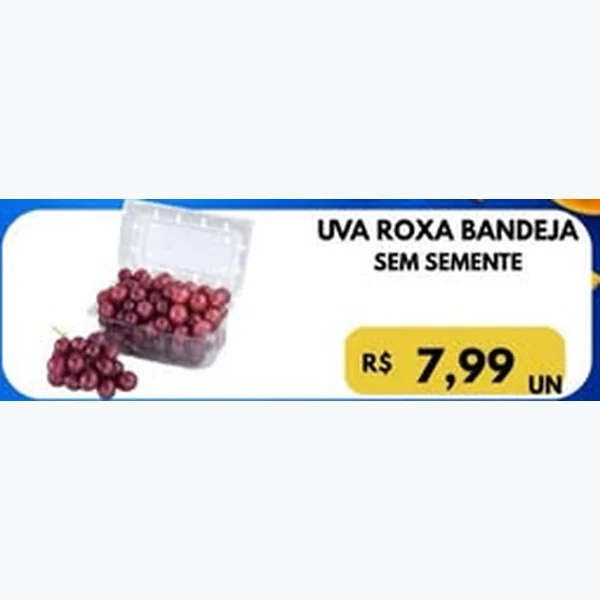 Recorte do encarte de Uva Roxa sem Semente