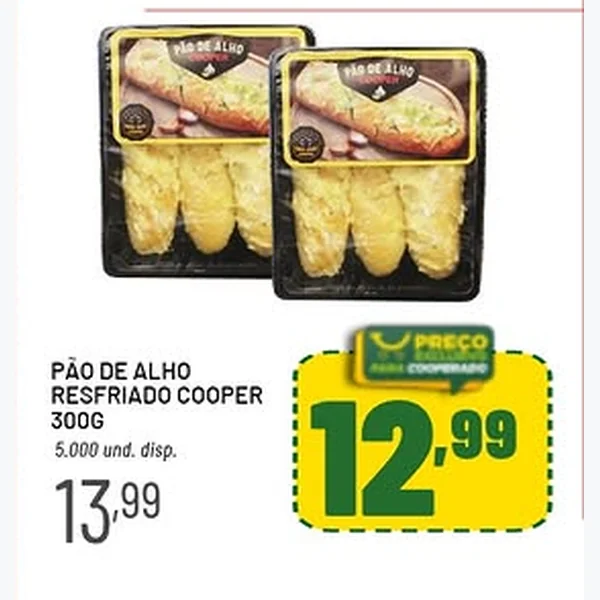 Pão de Alho Resfriado Cooper 300 g