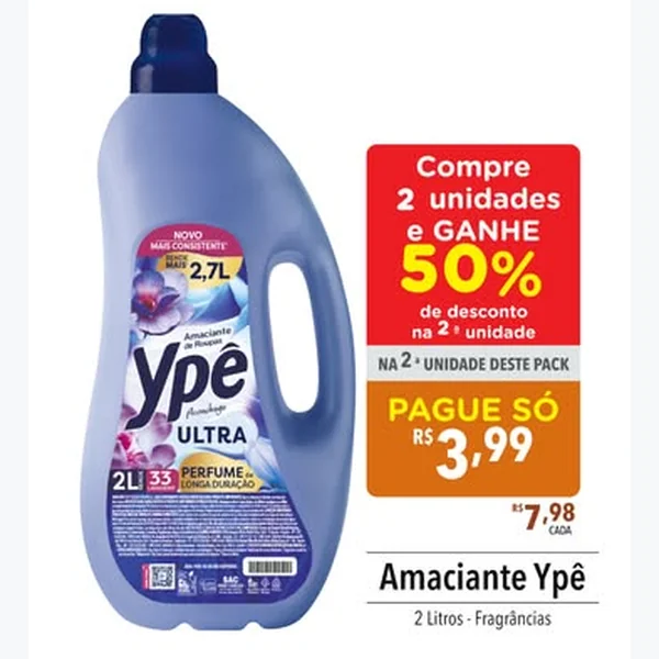 Amaciante Ultra Ypê 2 L