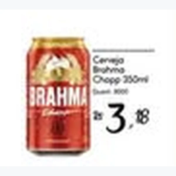 Cerveja Brahma Chopp 350 ml