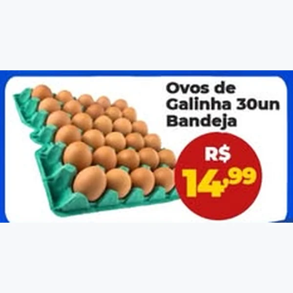 Ovos de Galinha 30 un