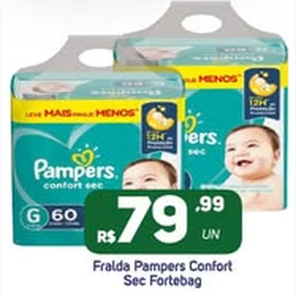 Fralda Confort Sec Pampers