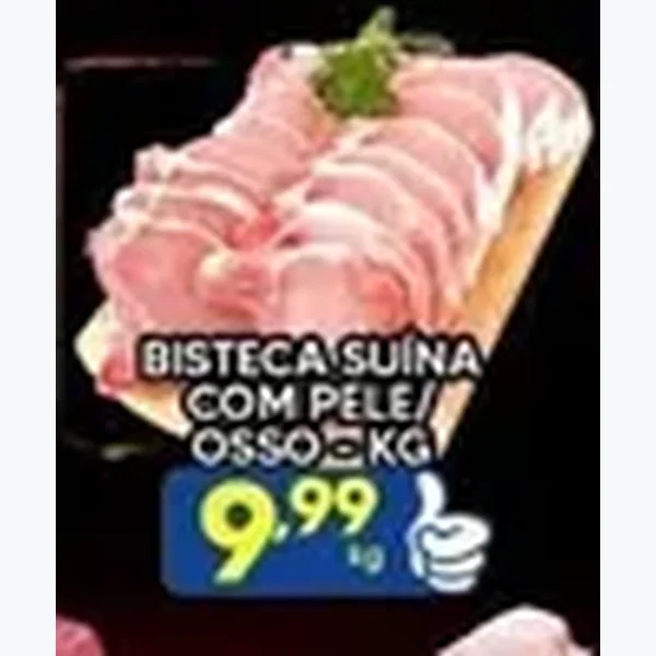 Bisteca Suína com Pele
