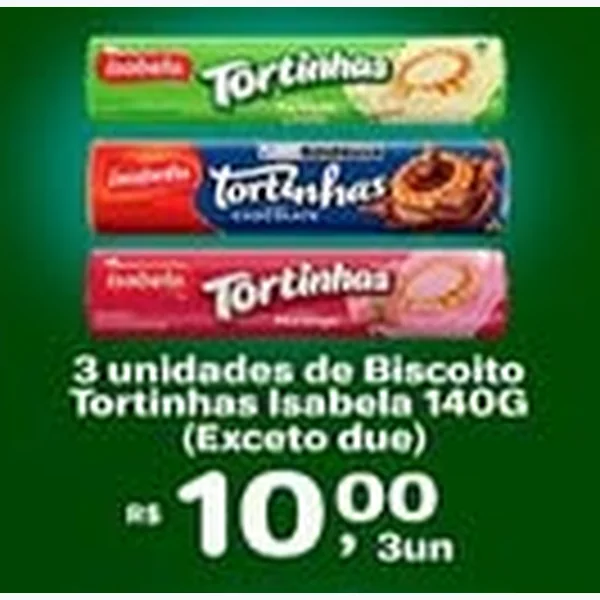 Biscoito Tortinhas Isabela 140 g