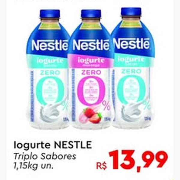 Iogurte Zero Triplo Sabores Nestlé 1,15 kg