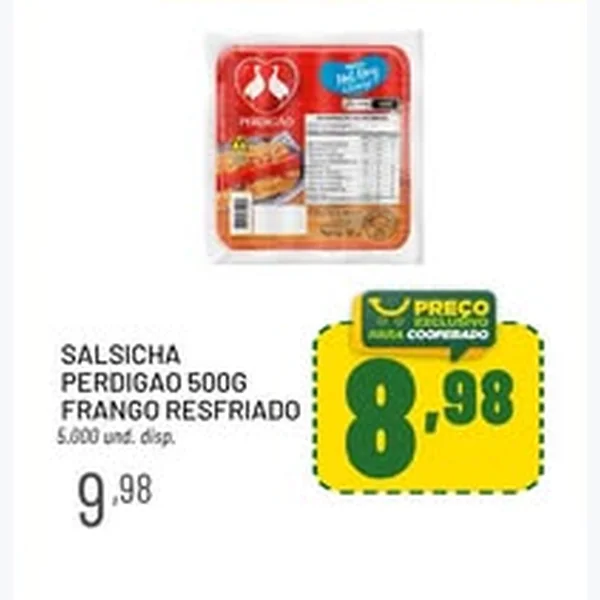 Salsicha de Frango Resfriada Perdigão 500 g