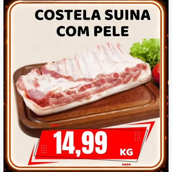 Costela Suína com Pele
