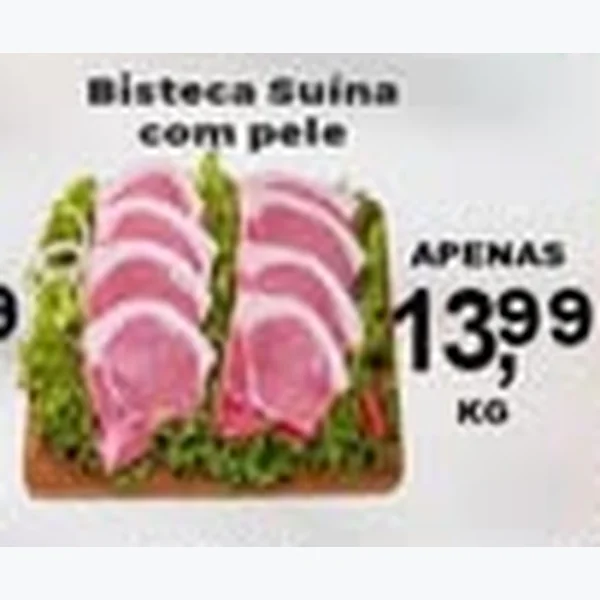 Bisteca Suína com Pele