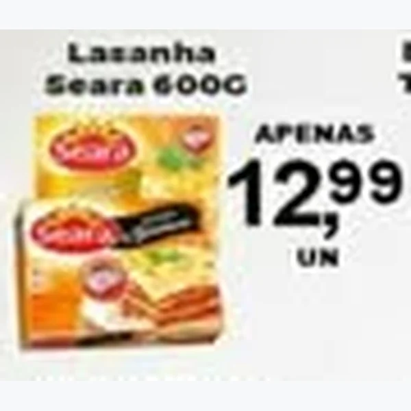Lasanha Seara 600 g