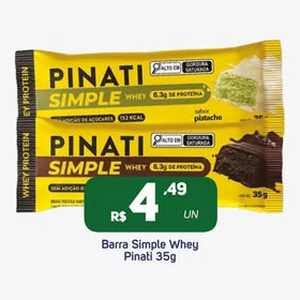 Barra Simple Whey Pinati 35 g
