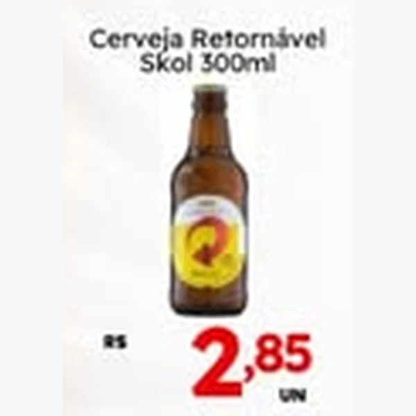 Cerveja Retornável Skol 300 ml