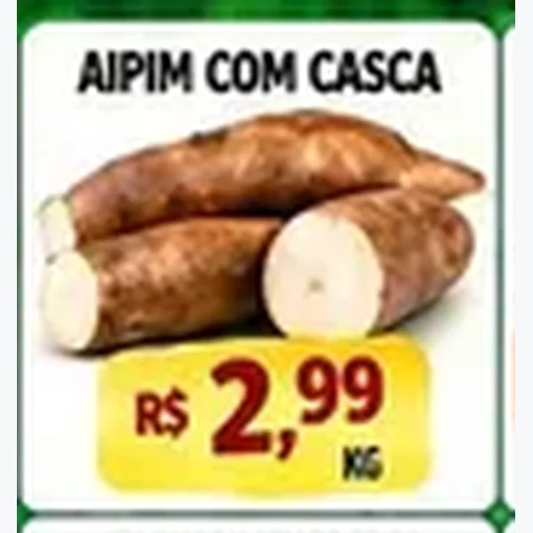 Recorte do encarte de Aipim com Casca