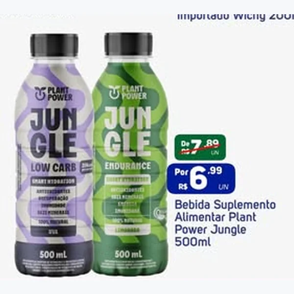 Bebida Suplemento Alimentar Plant Power Jungle 500 ml