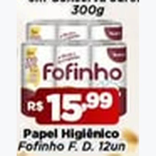 Papel Higiênico Fofinho 12 un