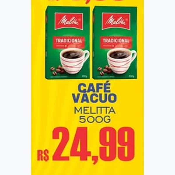 Café Vacuo Tradicional Melitta 500 g
