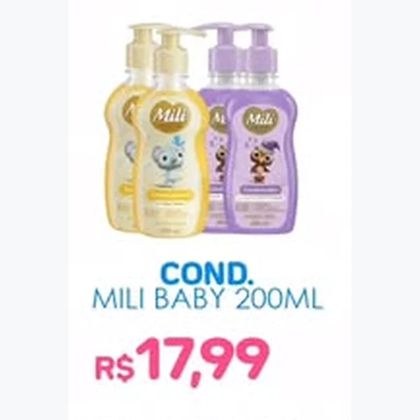 Recorte do encarte de Condicionador Mili 200 ml