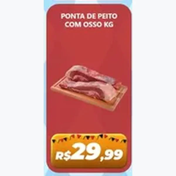 Ponta de Peito com Osso