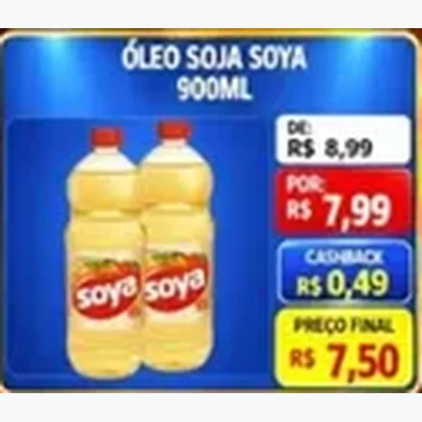Óleo de Soja Soya 900 ml