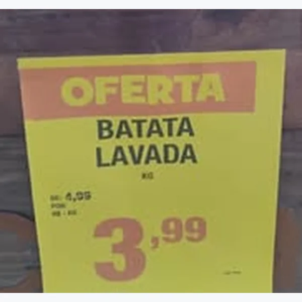 Recorte do encarte de Batata Lavada
