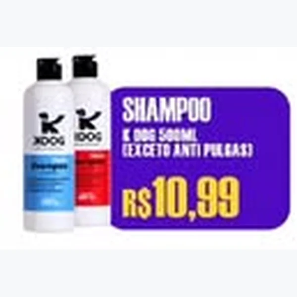 Recorte do encarte de Shampoo K Dog 500 ml