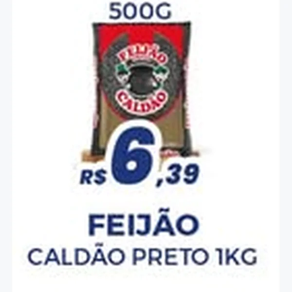 Feijão Preto Caldão 1 kg